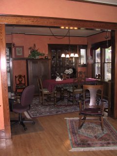 Dining room after